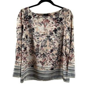 Talbots Sz 6 Floral Silky Blouse
